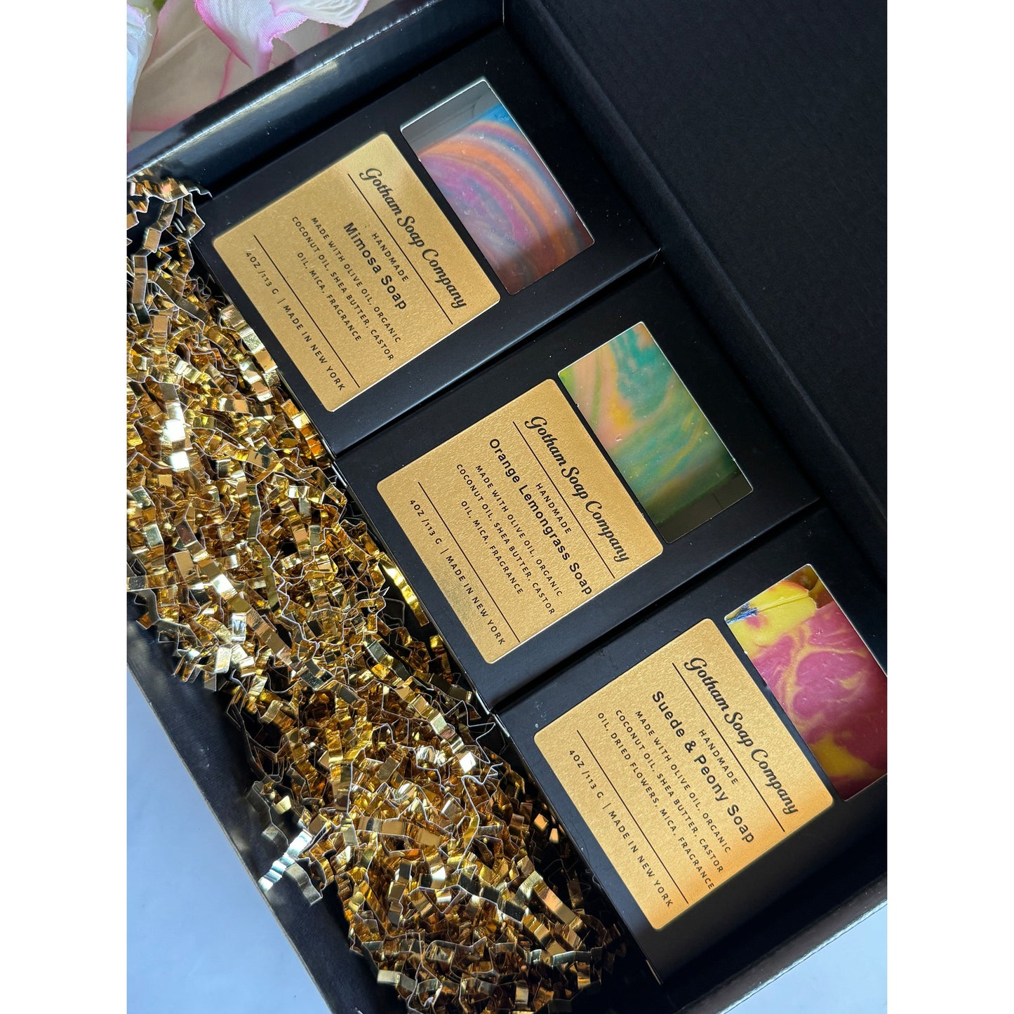 Gotham Soap Company Blossom Trio Gift Box