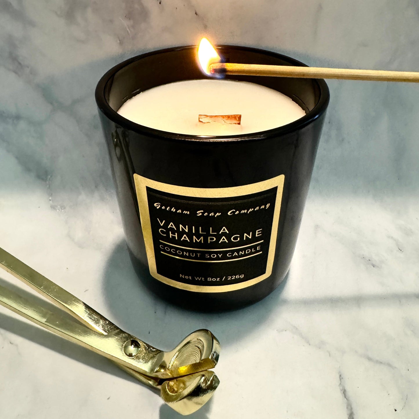 Gotham Soap Company  Candle Vanilla Champagne