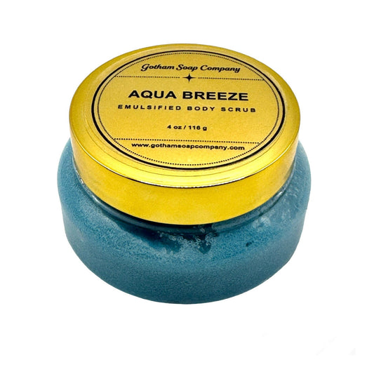 Gotham Soap Company  Emulsified Body Scrub Aqua Breeze Body Scrub