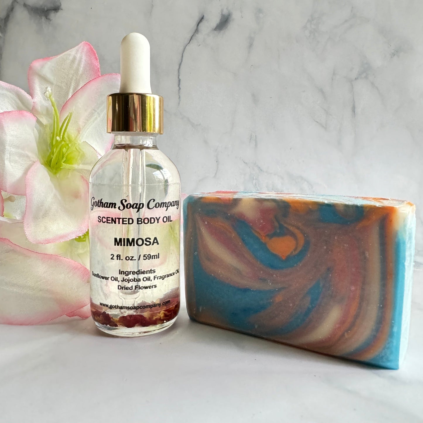 Gotham Soap Company  Mimosa Enchantment Bath Duo