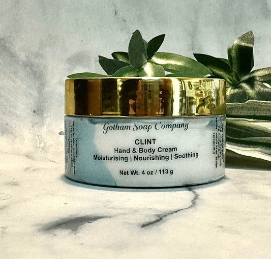 Gotham Soap Company Moisturizer lotion Clint Hand and Body Cream